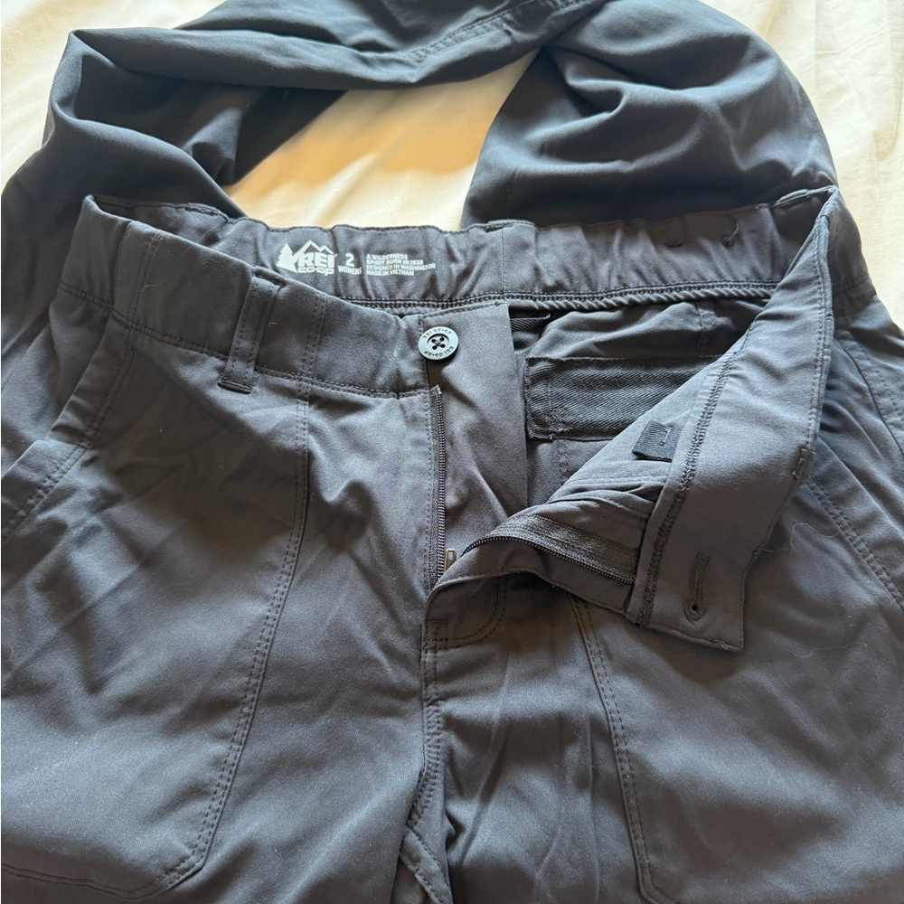 REI Woman’s Dark Gray Outdoor Stretch Chinos